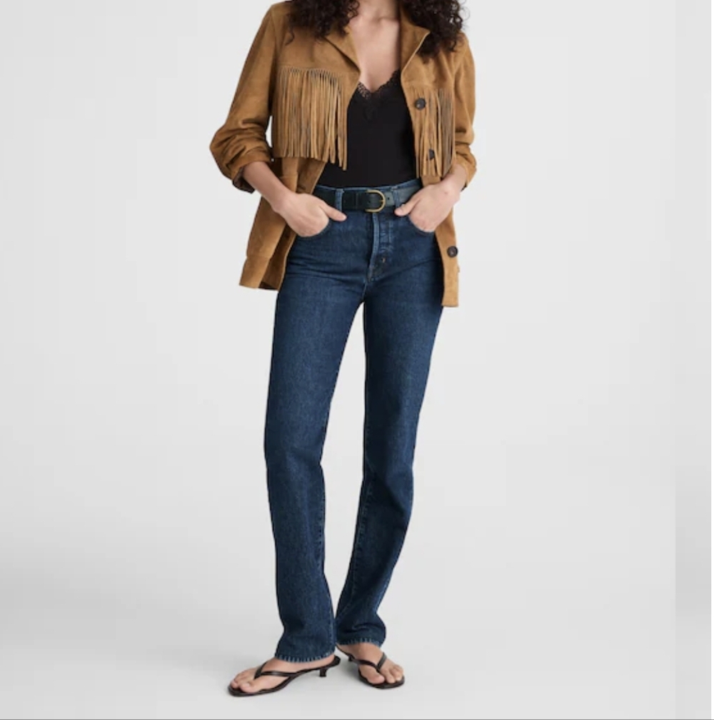 Madewell Longline Straight Jeans